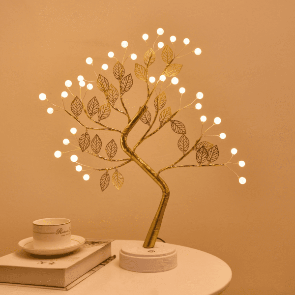 Tabletop Tree Lamp, Decorative LED Lights,Rgb Color Atmosphere Night Lights, for Party Halloween Christmas Home Decor - Image 4