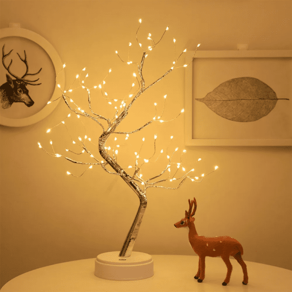 Tabletop Tree Lamp, Decorative LED Lights,Rgb Color Atmosphere Night Lights, for Party Halloween Christmas Home Decor - Image 2